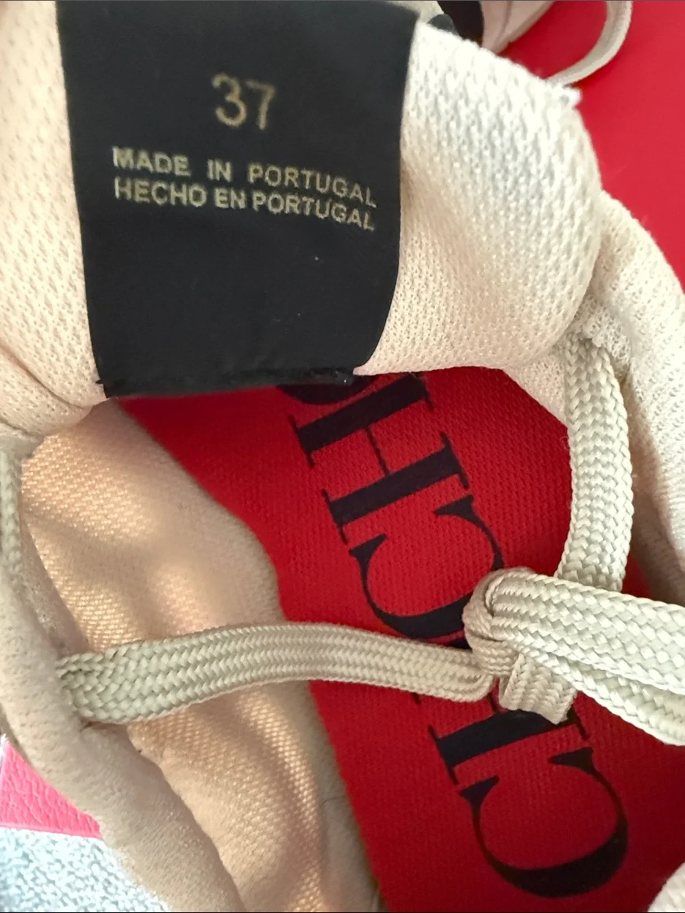 Carolina Herrera INITIALS INSIGNIA SUEDE AND NYLON RUNNERS size 37 women’s